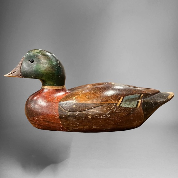 Tom Taber Other - Vintage Wooden Mallard Decoy Duck Tom Taber 14" (See Below)